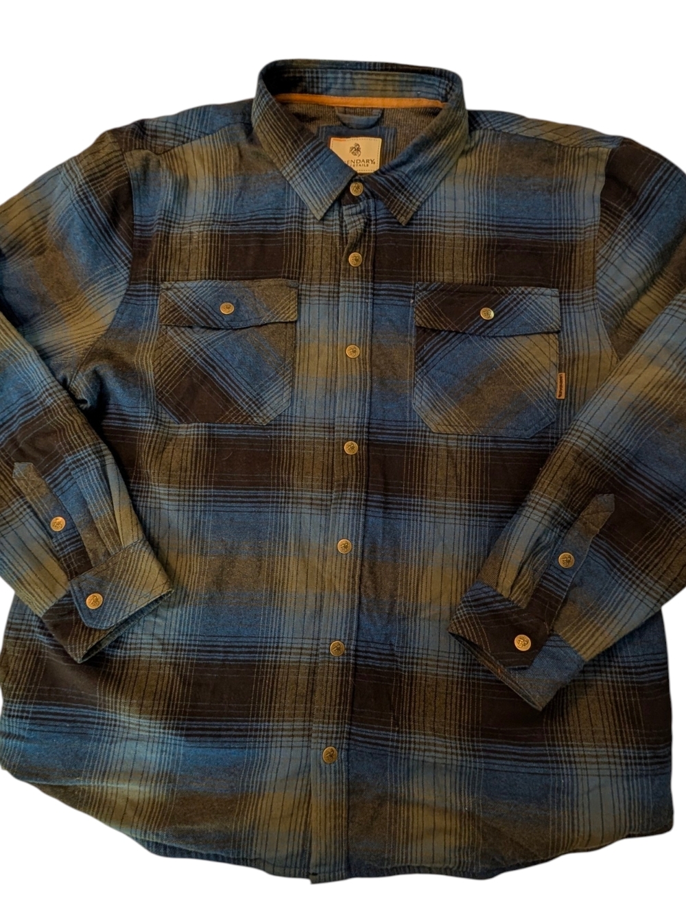 Legendary Whitetails Men's Archer Thermal Lined Flannel Shirt in size 2X